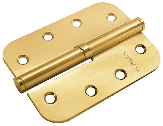 Петля карточная разъемная MSND-C 100X70X2.5 SG L с подшипником стальная левая, врезная, цвет матовое золото фото купить Томск