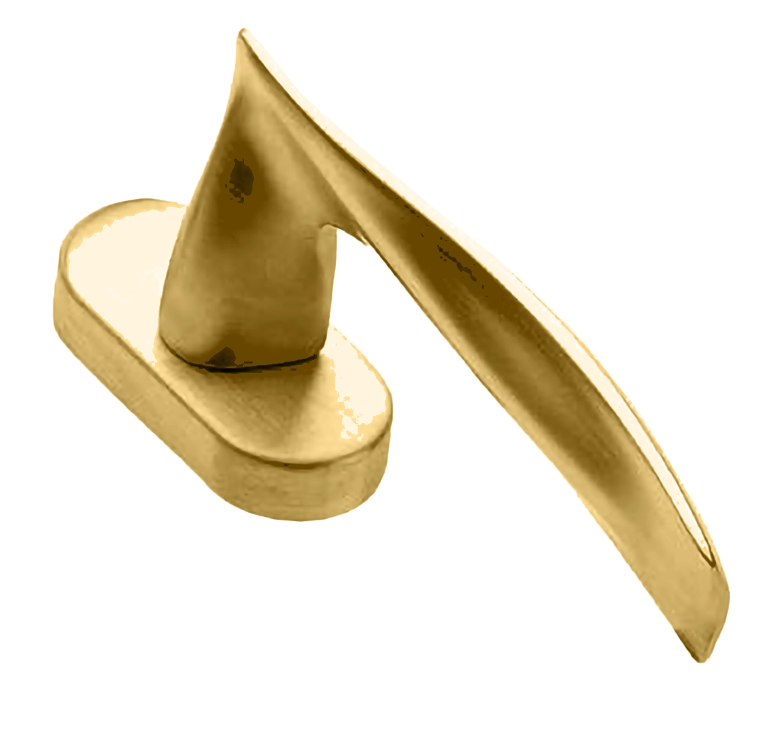 Ручка оконная WAVE W1 OSA, цвет - матовое золото фото купить Томск