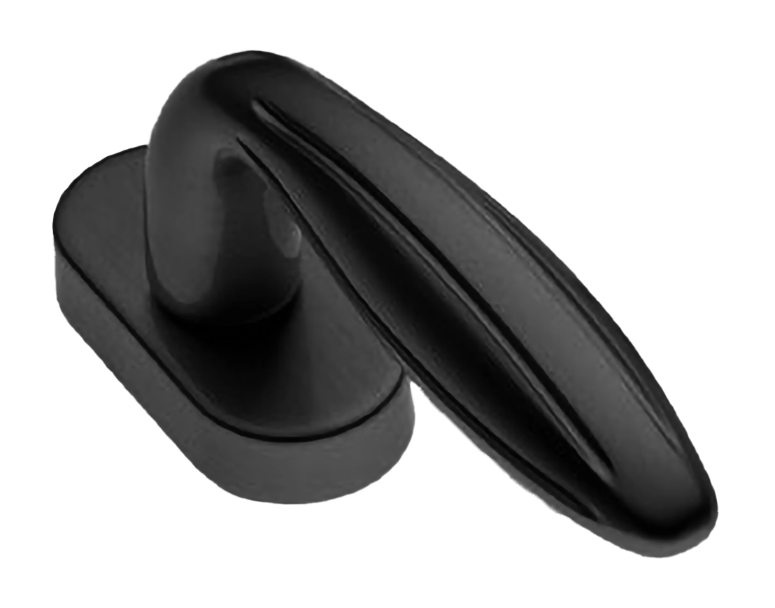 Ручка оконная BUD W1 NERO, цвет - черный фото купить Томск