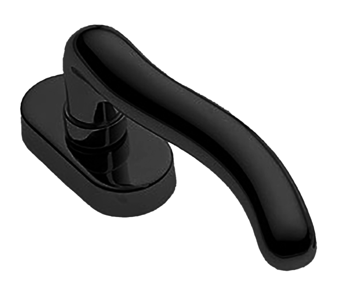 Ручка оконная SNAKE W1 NERO, цвет - черный фото купить Томск