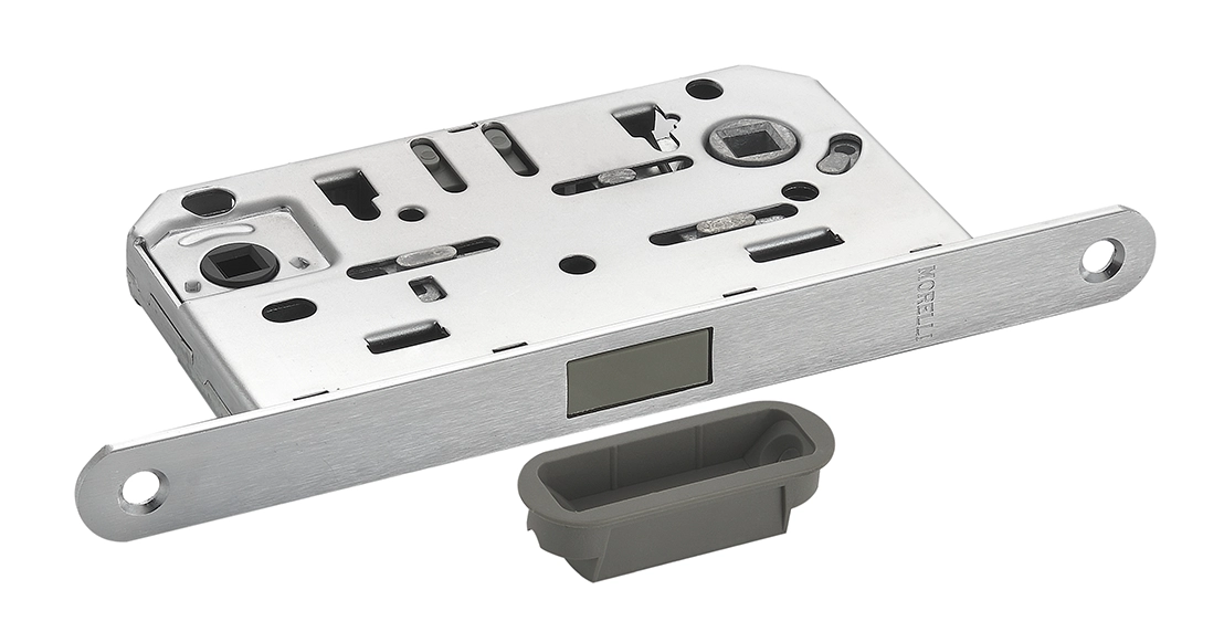 Защелка межкомнатная M1895 SSC магнитная, сантехническая, цвет суперматовый хром фото купить в Томске