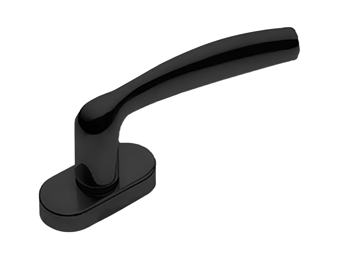 Ручка оконная VENERA W1 NERO, цвет - черный фото купить Томск