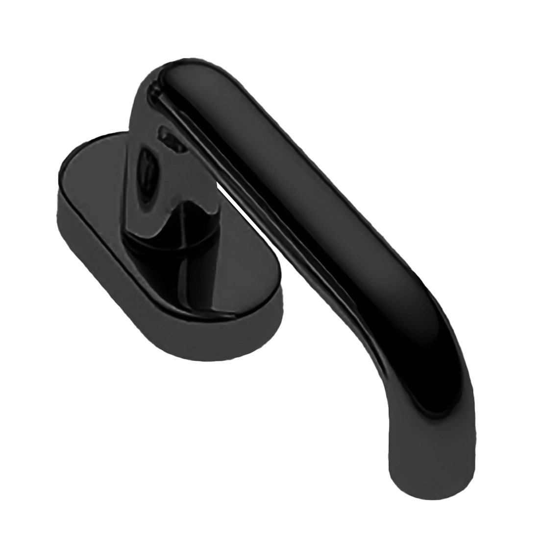 Ручка оконная IRIS W1 NERO, цвет - черный фото купить Томск