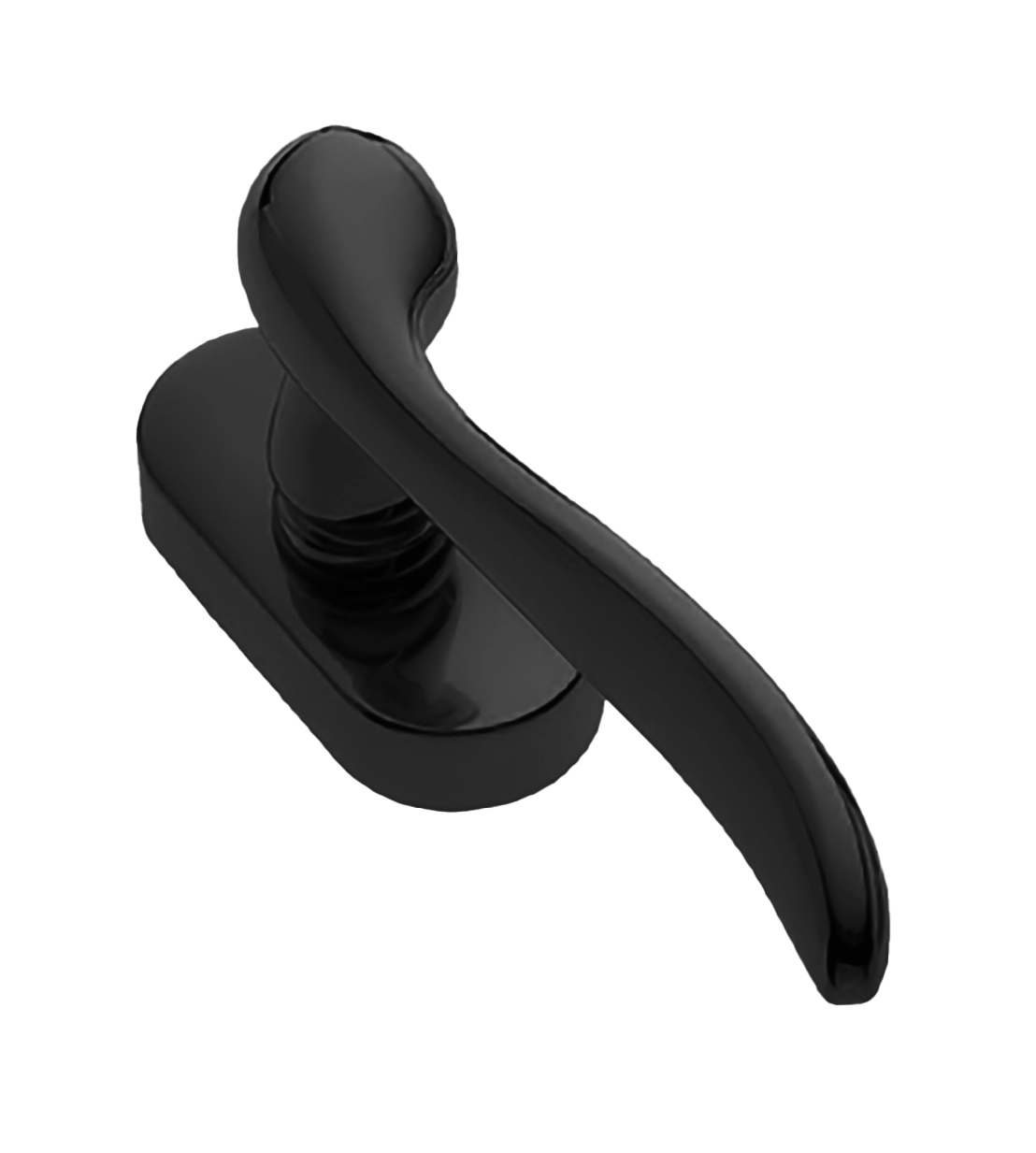 Ручка оконная TOSCANA W1 NERO, цвет - черный фото купить Томск