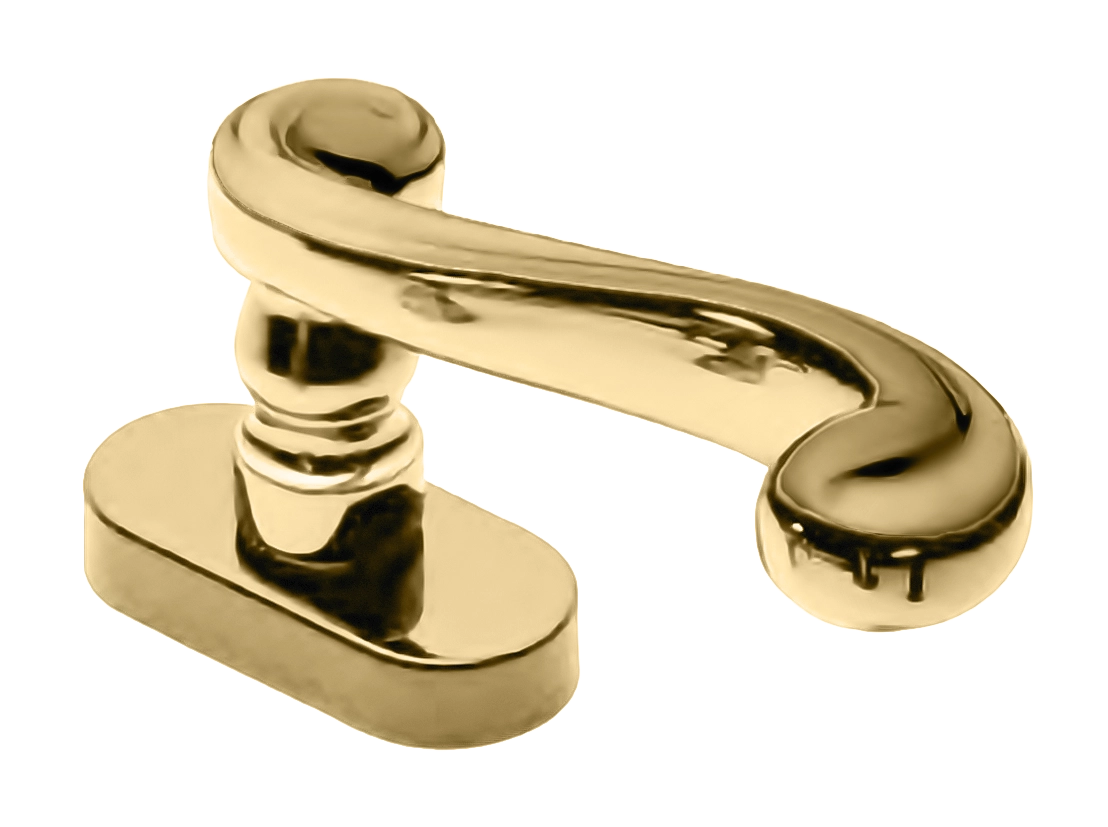 Ручка оконная PLAZA W1 OTL, цвет - золото фото купить Томск