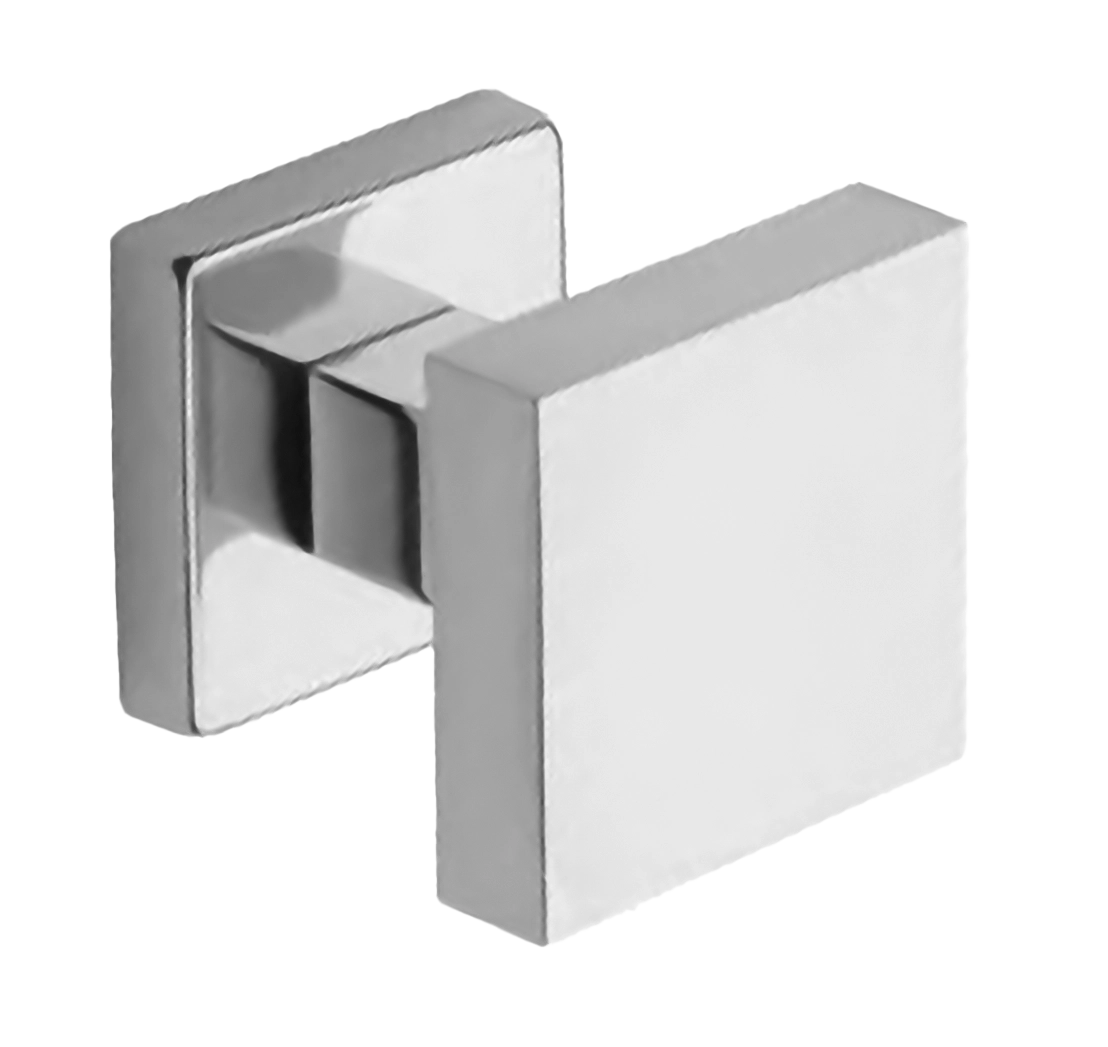 Поворотный кноб ART.QU30 CRO на квадратной розетке с накладкой, цвет - хром фото купить Томск