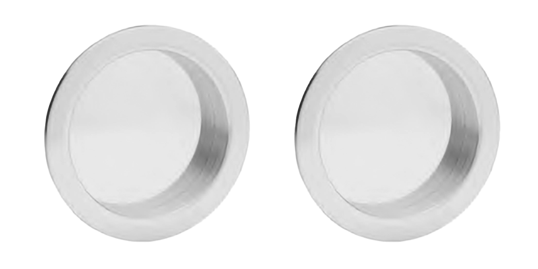 Ручка для раздвижной двери ART.54 CRO стандартная и под цилиндр, цвет - хром фото купить Томск