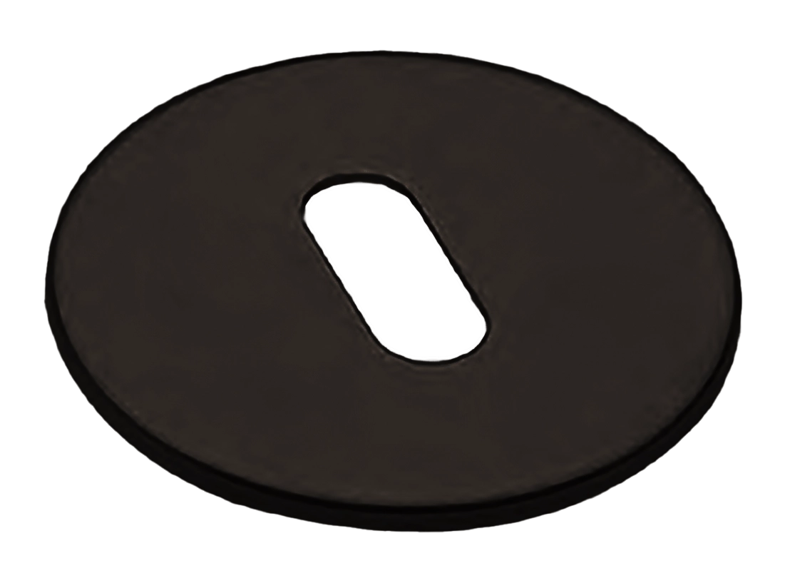 Накладка на ключевой цилиндр LUX-FK-R5 ANT на круглой розетке под ключ буратино, цвет - антрацит фото купить Томск