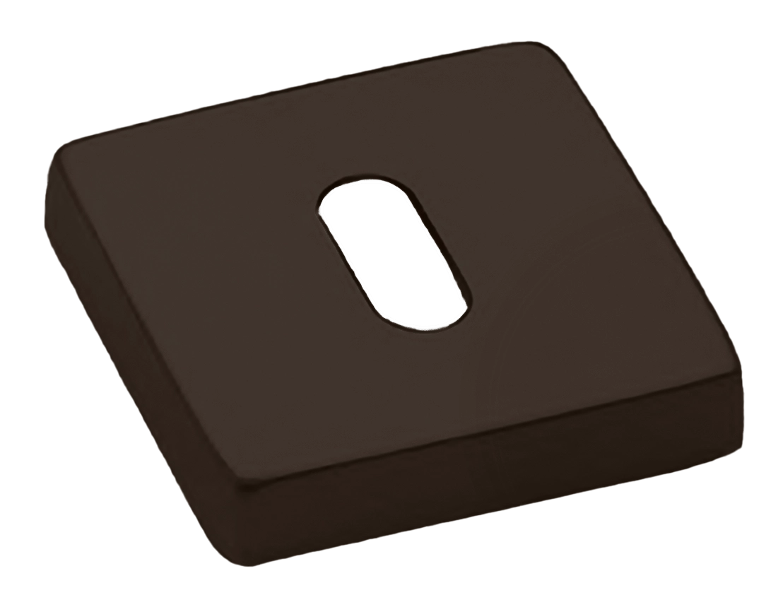 Накладка на ключевой цилиндр LUX-FK-S4 ANT на квадратной розетке под ключ буратино, цвет - антрацит фото купить Томск