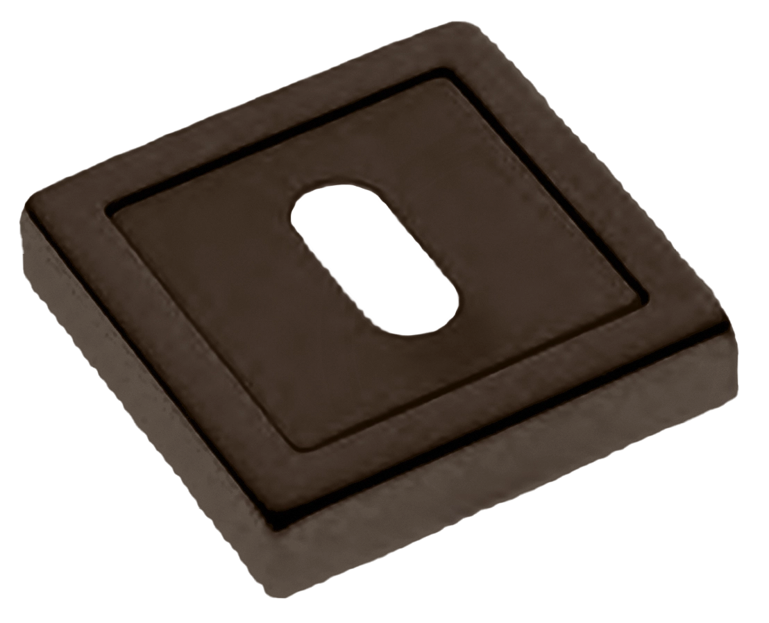 Накладка на ключевой цилиндр LUX-FK-S3 ANT на квадратной розетке под ключ буратино, цвет - антрацит фото купить Томск