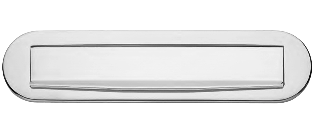 Накладка для почтового ящика ART.910 CRO овальная, цвет - хром фото купить Томск