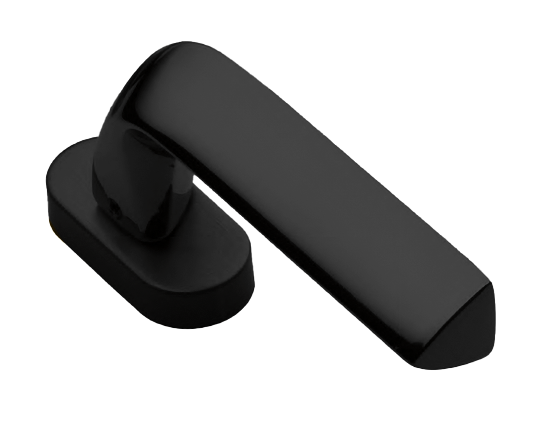 Ручка оконная MATRIX W1 NERO, цвет - черный фото купить Томск