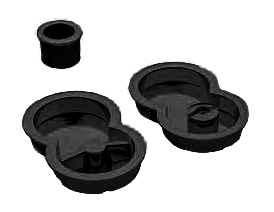 Комплект ручек INFINITY ART.85/A NERO с заверткой для раздвижной двери с торцевой ручкой, цвет - черный фото купить Томск