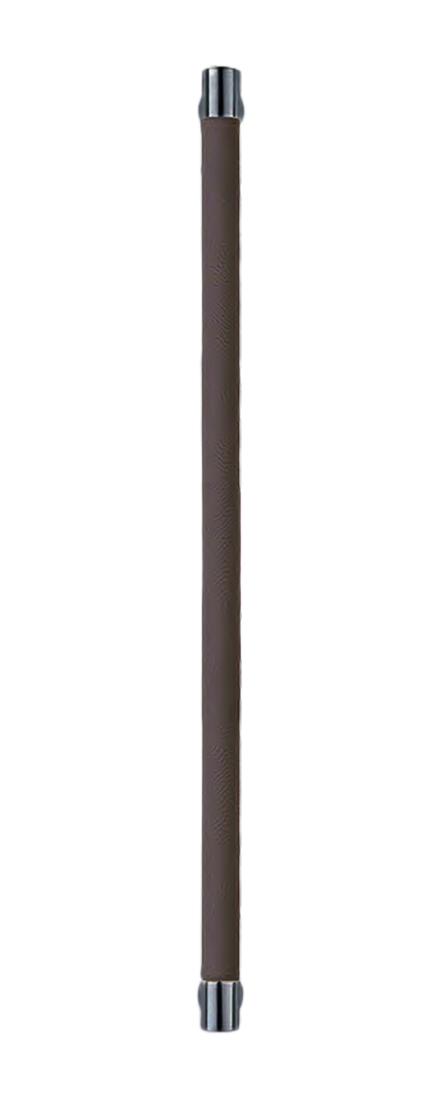 Ручка-скоба HIDE LEATHER PH/B NERO/GRAFITE, цвет - черный/графит фото купить Томск