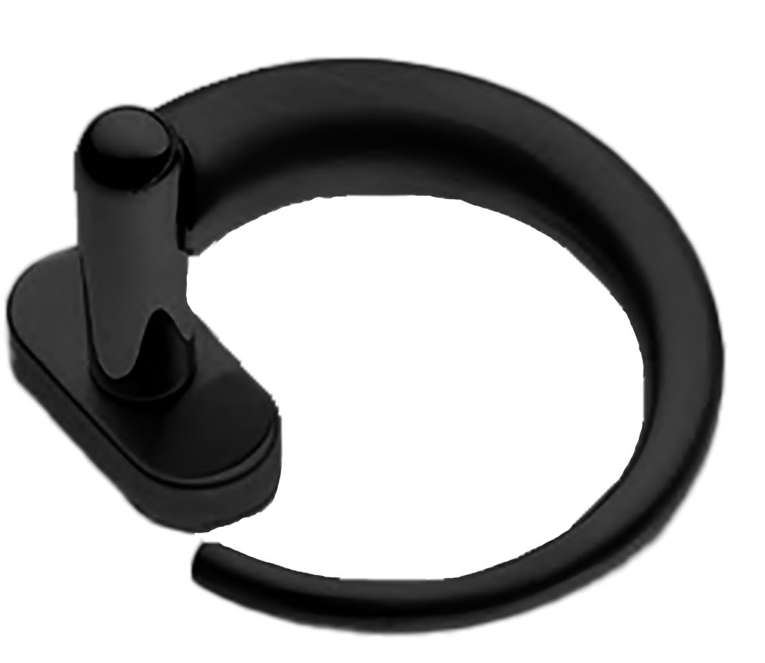 Ручка оконная LANGOUST W1 NERO, цвет - черный фото купить Томск