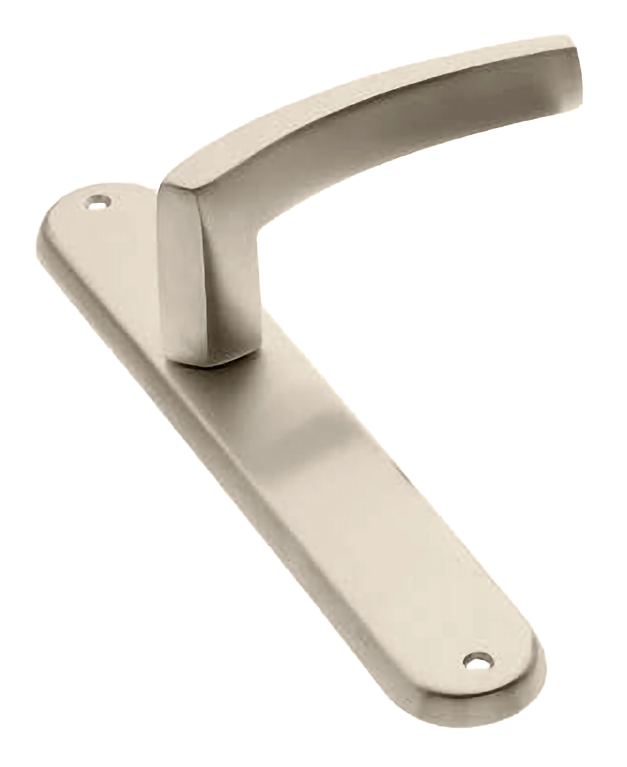 Ручка дверная на планке WIND PL NIS, цвет матовый никель, латунь фото купить в Томске