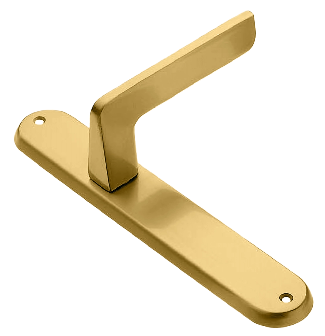 Ручка дверная на планке ROCK PL OSA, цвет матовое золото, латунь фото купить в Томске