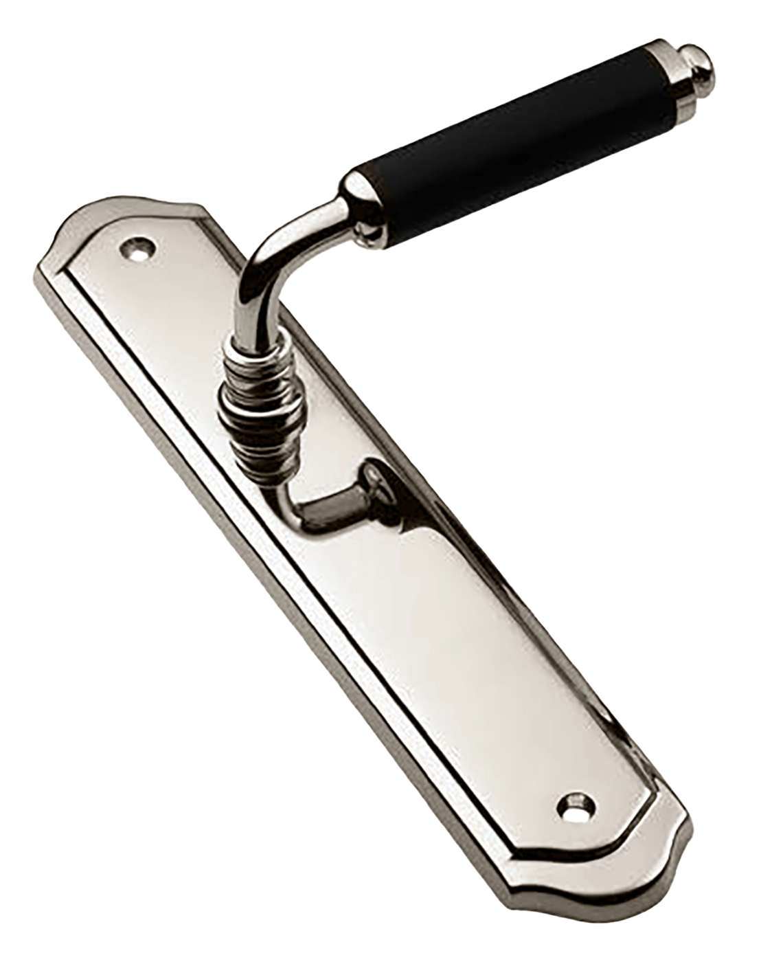 Ручка дверная на планке RIVA PL NIK, цвет никель, латунь фото купить в Томске