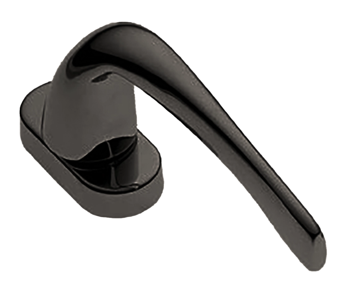 Ручка оконная LE MANS W1 NIN на прямоугольной розетке с 4-х позицион. механизмом, цвет черный никель, латунь фото купить в Томске