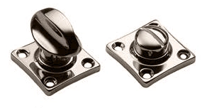 Завертка сантехническая LUX-WC-RIVA NIK на квадратной розетке цвет никель, ЦАМ фото купить в Томске