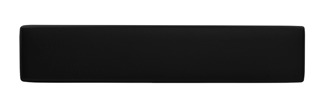 Ручка дверная SHUTTLE NERO-ST цвет черный soft-touch, ЦАМ фото купить в Томске