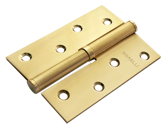 Петля разъемная карточная MSND 100X70X2.5 SG R с подшипником стальная правая, врезная, цвет матовое золото фото купить Томск