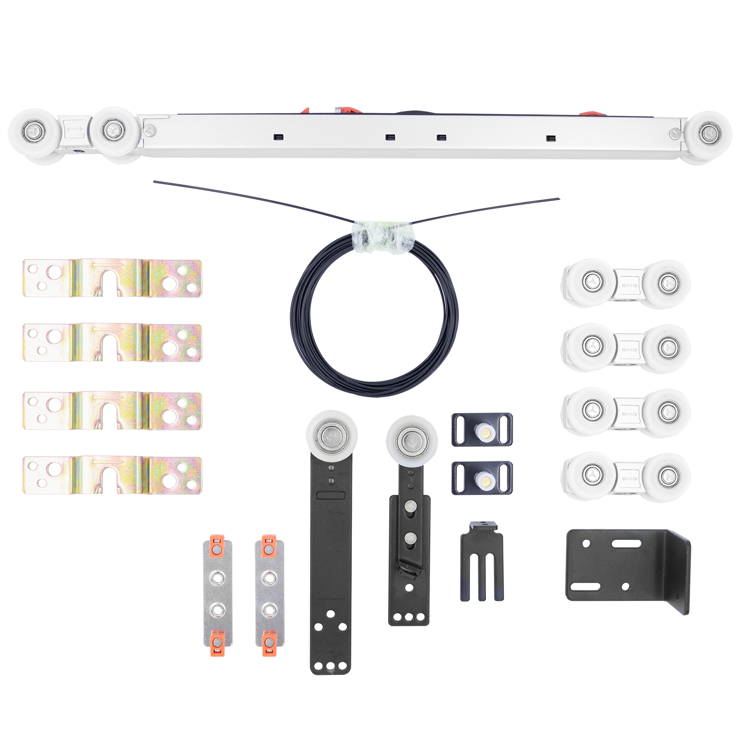 SET-TS 3+1, комплект системы TS для раздвижных дверей на 4 полотна (3 подвижных и 1 стационарное) фото купить Томск