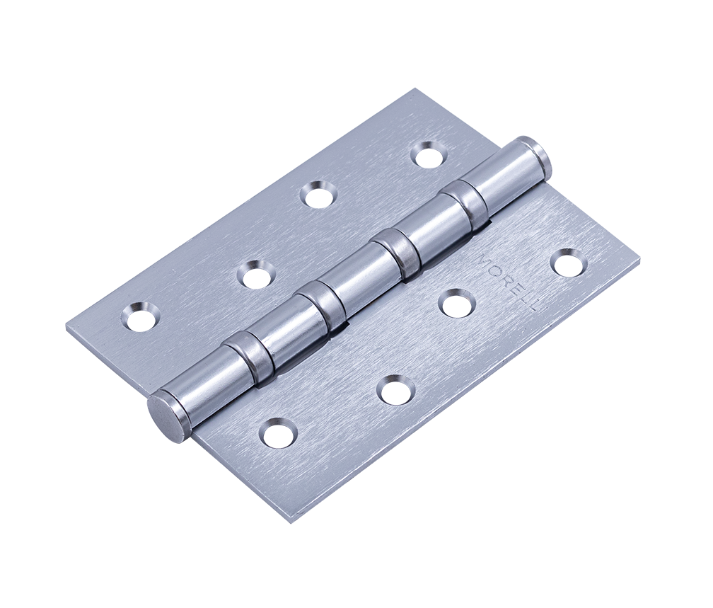 Петля карточная универсальная MSN 100X70X2.5-4BB SSC с подшипником стальная, врезная, цвет суперматовый хром, сталь фото купить Томск