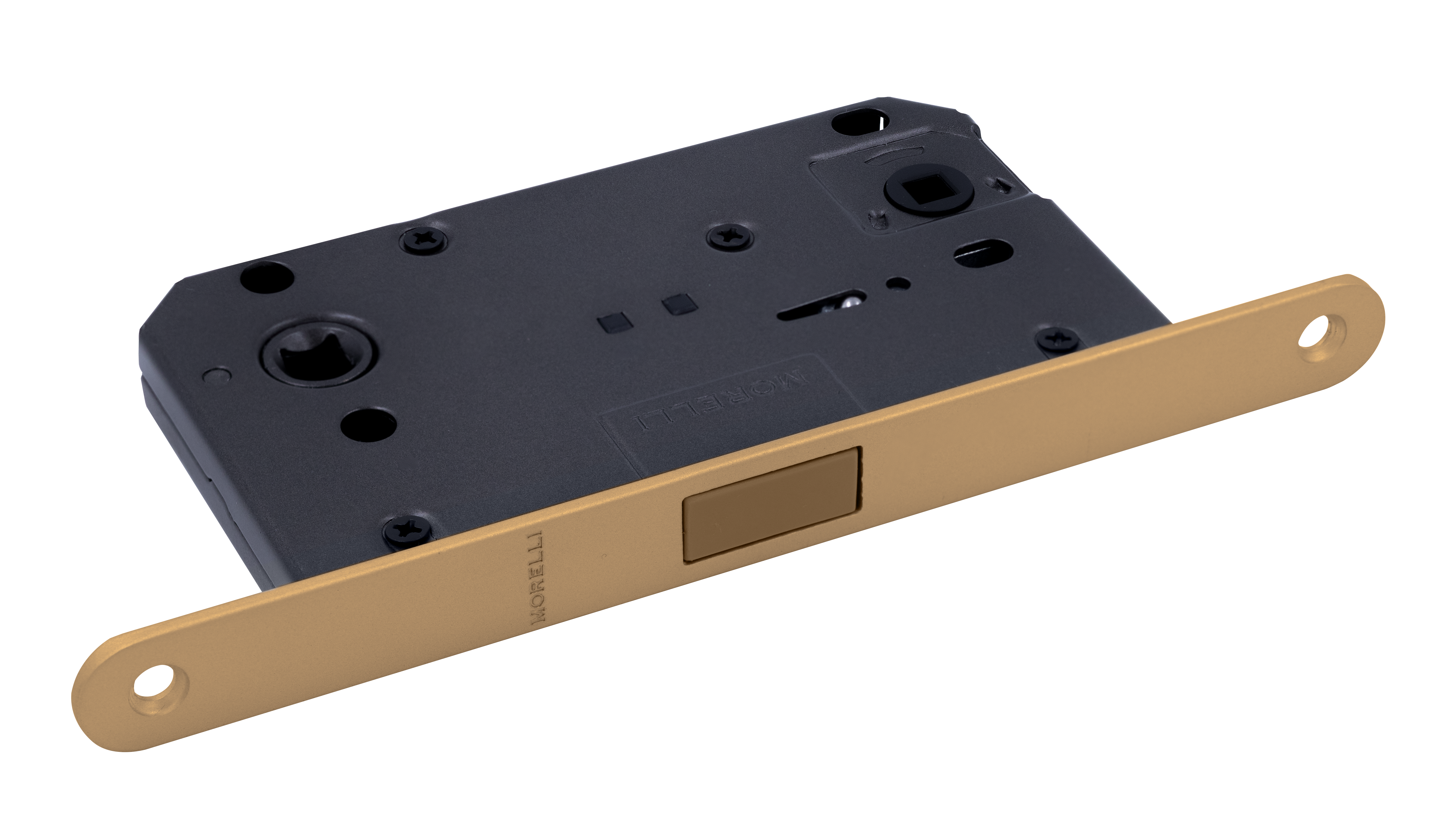 Защелка межкомнатная M1895 FTG магнитная, сантехническая, цвет матовое итальянское золото фото купить Томск