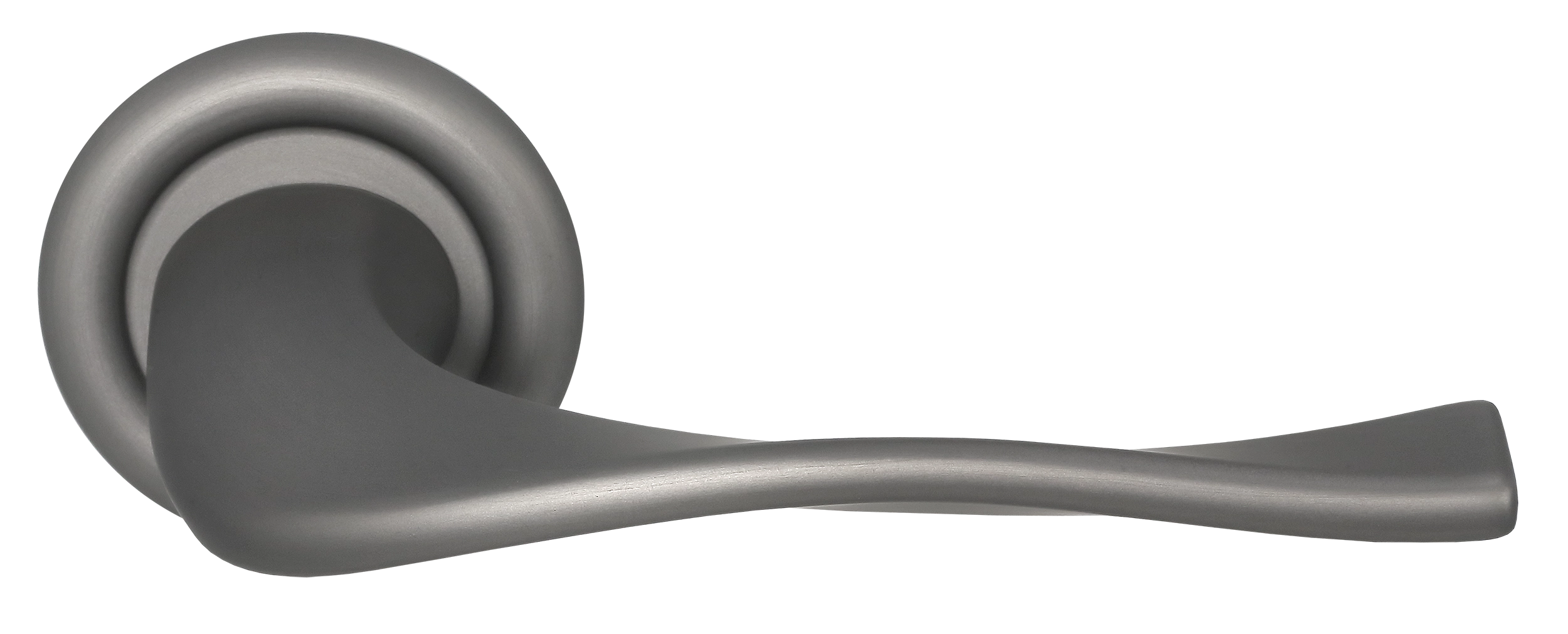 Ручка дверная SKYSCRAPER R7 WF на круглой розетке, цвет Зимняя стужа/Winter Frost фото купить Томск