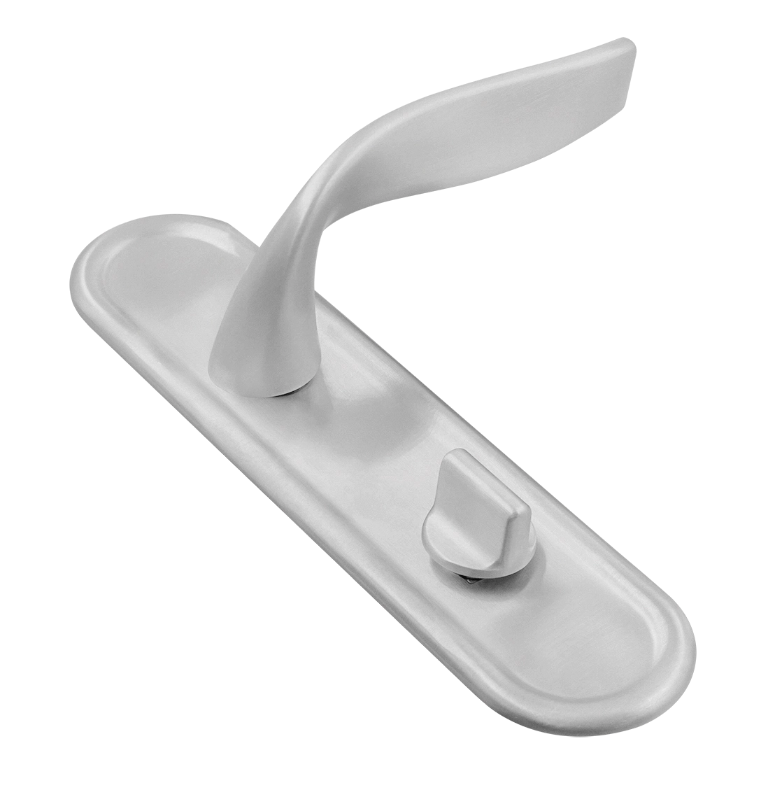 Ручка дверная SKYSCRAPER PLR SSW на планке, цвет Стокгольмский снегопад/Stockholm Snowfall фото купить Томск