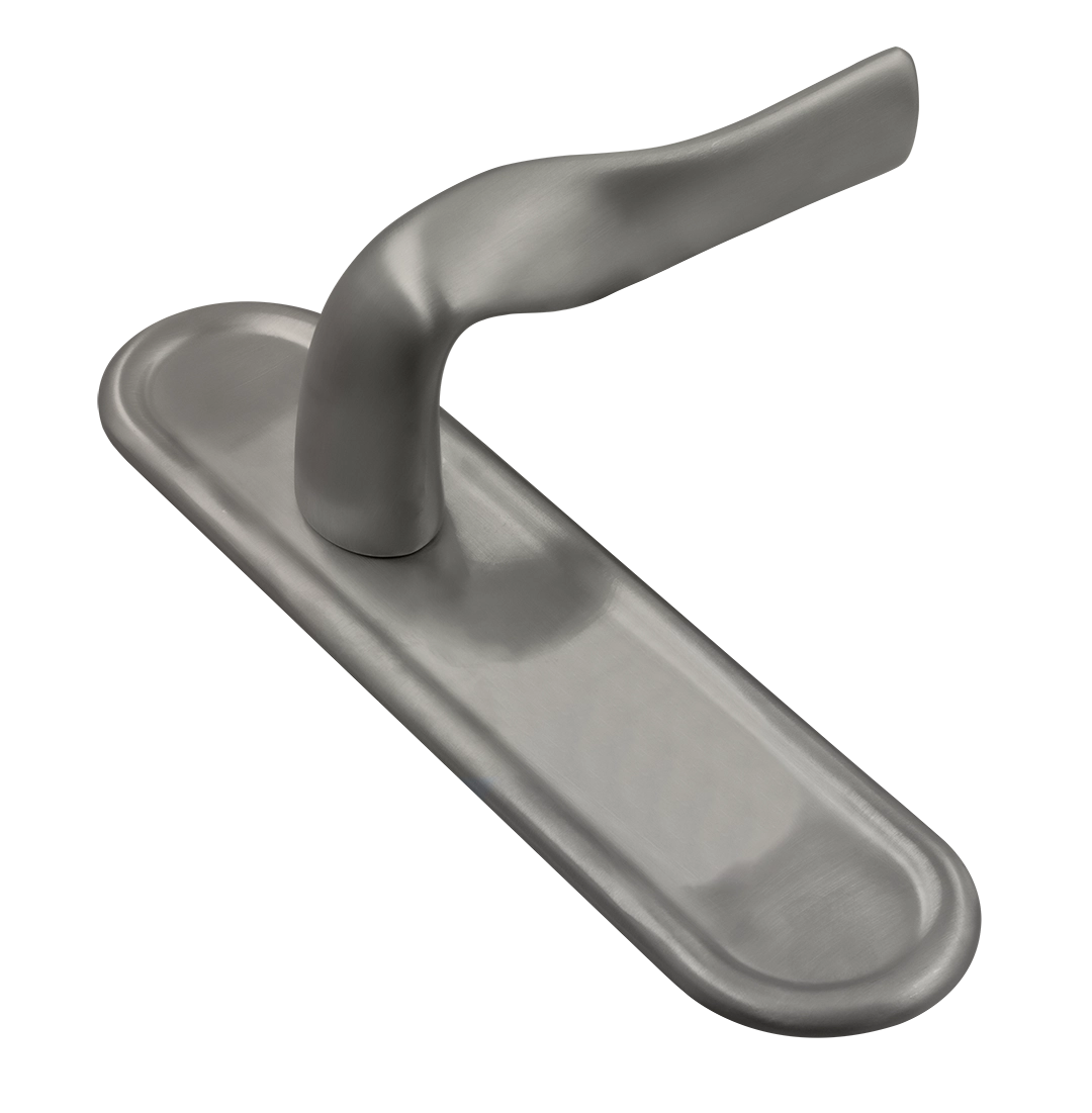 Ручка дверная LVB PLR WF на планке, цвет Зимняя стужа/Winter Frost фото купить Томск