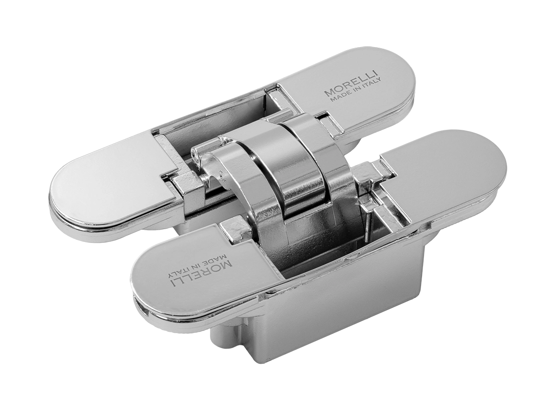 Петля скрытая HH-20 PC, врезная с 3D-регулировкой, вес полотна до 60 кг цвет хром фото купить Томск