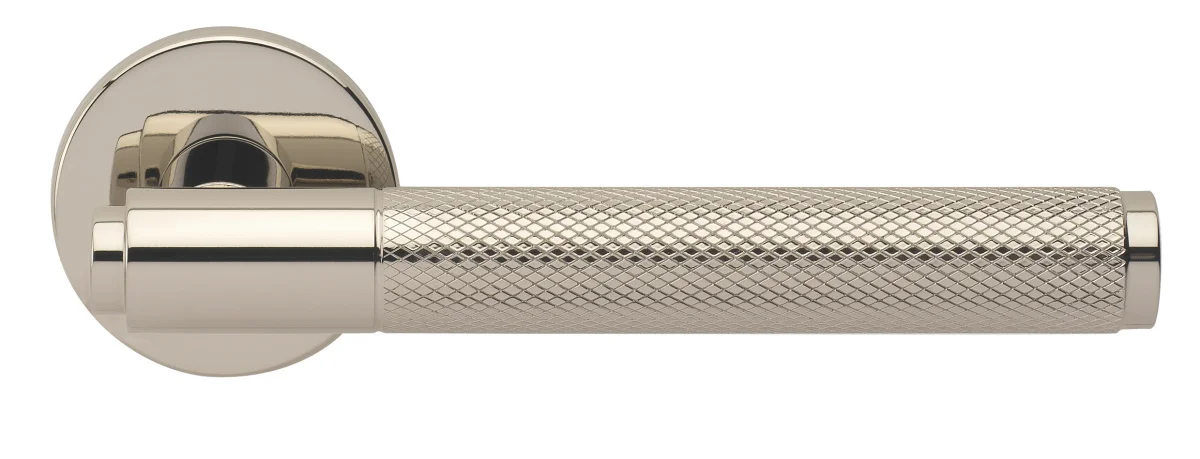 BRIDGE R6 NIS, ручка дверная с усиленной розеткой, цвет -  матовый никель фото купить Томск