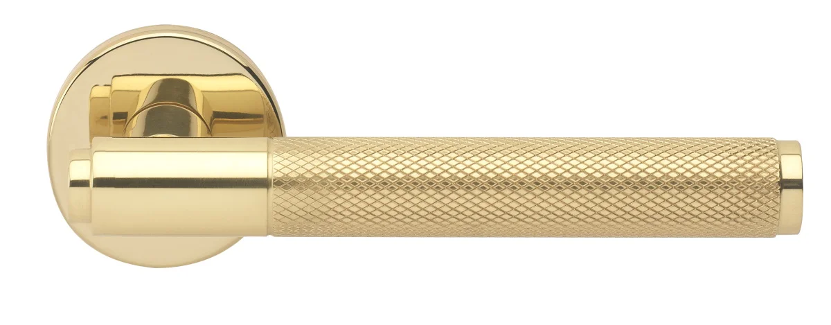BRIDGE R6 OTL, ручка дверная с усиленной розеткой, цвет -  золото фото купить Томск