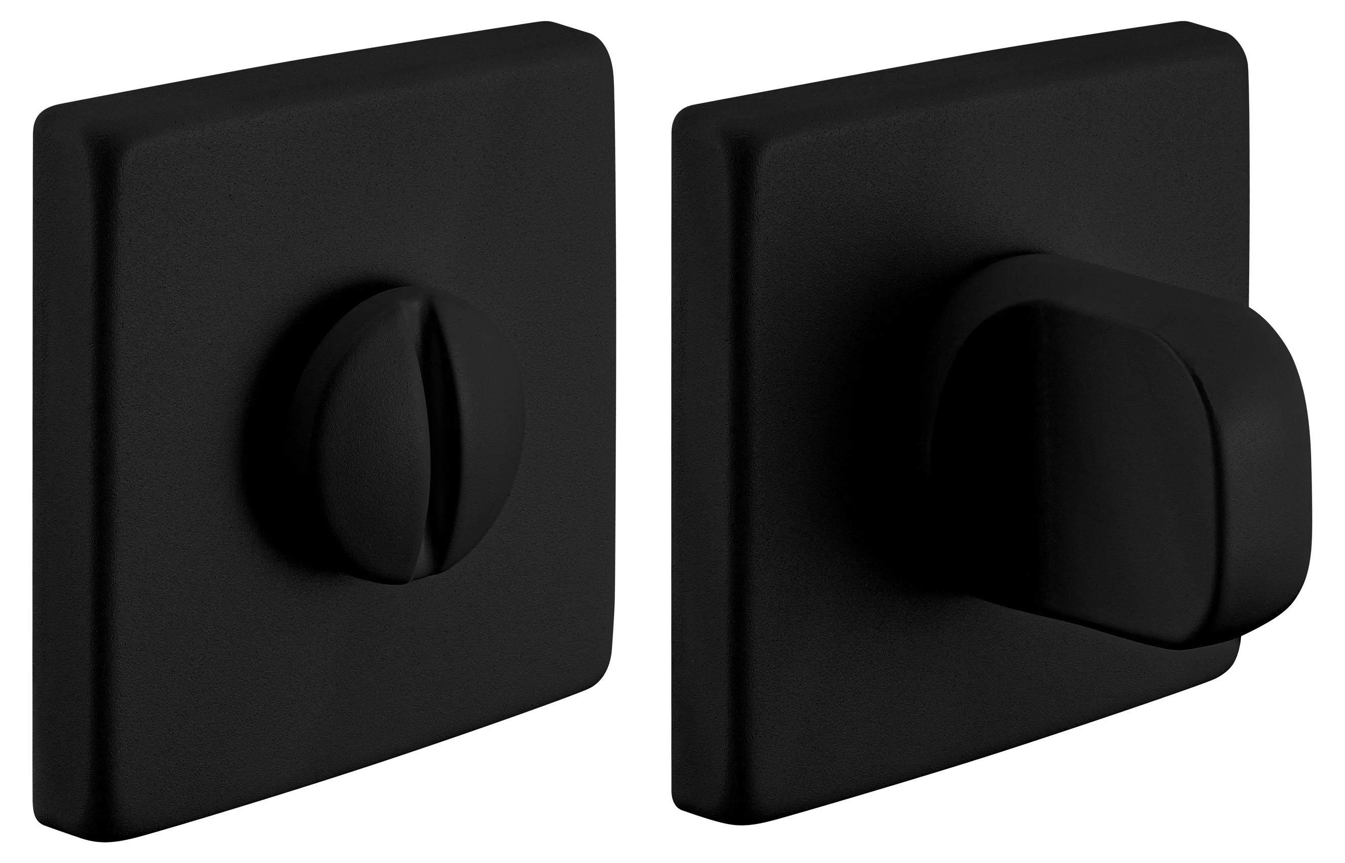 LUX-WC-S5 NERO, завертка дверная, цвет - черный фото купить Томск