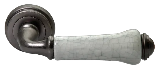 UMBERTO, ручка дверная MH-41-CLASSIC OMS/GR, цвет - старое мат.серебро/серый фото купить Томск