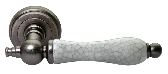 MART, ручка дверная MH-42-CLASSIC OMS/GR, цвет - старое мат.серебро/серый фото купить Томск