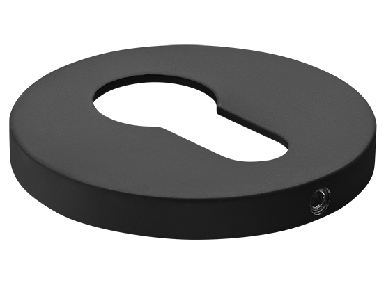Накладка на ключевой цилиндр, на круглой розетке 6 мм, MH-KH-R6 BL, цвет - чёрный фото купить Томск